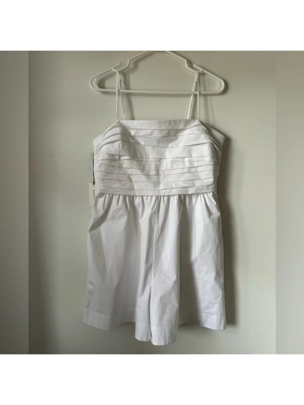 Babaton Abacus Poplin White Romper